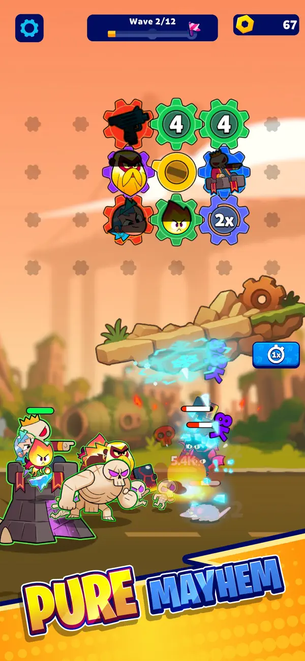 Gear Fight! iOS Mod IPA screenshot 2 - iOS game interface