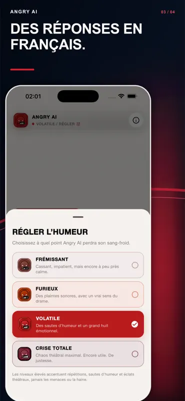 Angry AI : Chat sarcastique screenshot 3 of 4