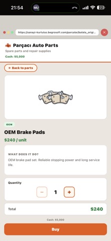 Garage King | Sanayi App Store preview screenshot 4