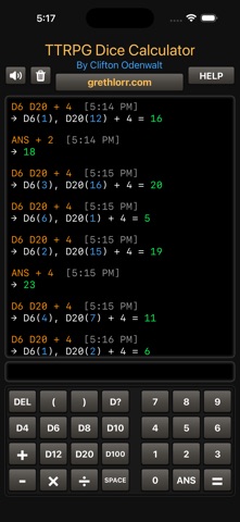 TTRPG Dice Calculator screenshot 3