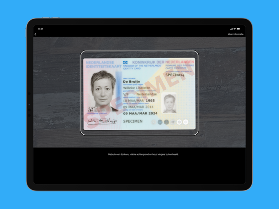 KopieID iPad app afbeelding 2