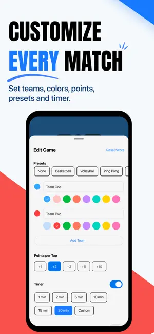 Scoreboard: Score Keeper App iPhone screenshot 3