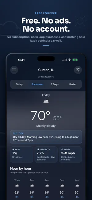 PureWX: Ad-Free Weather Radar screenshot 2