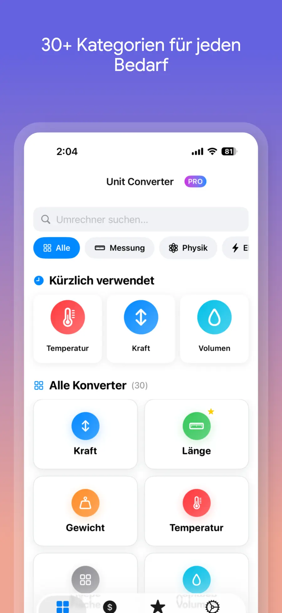 Umrechner & Währungsumrechner+ screenshot 2