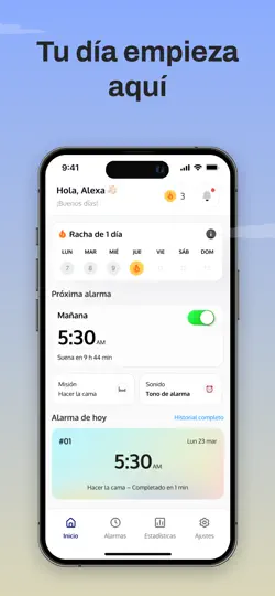 Captura de pantalla de WonUp: Despertador Y Misiones en iPhone 2