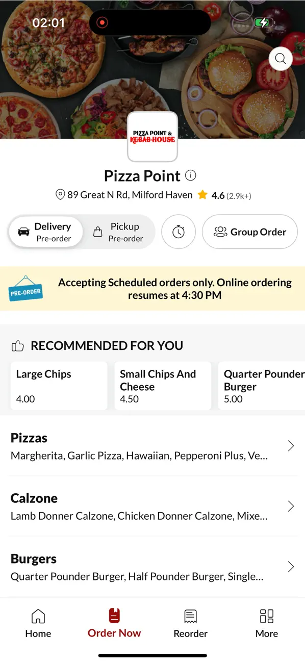 Screenshot #2 pour Pizza Point,