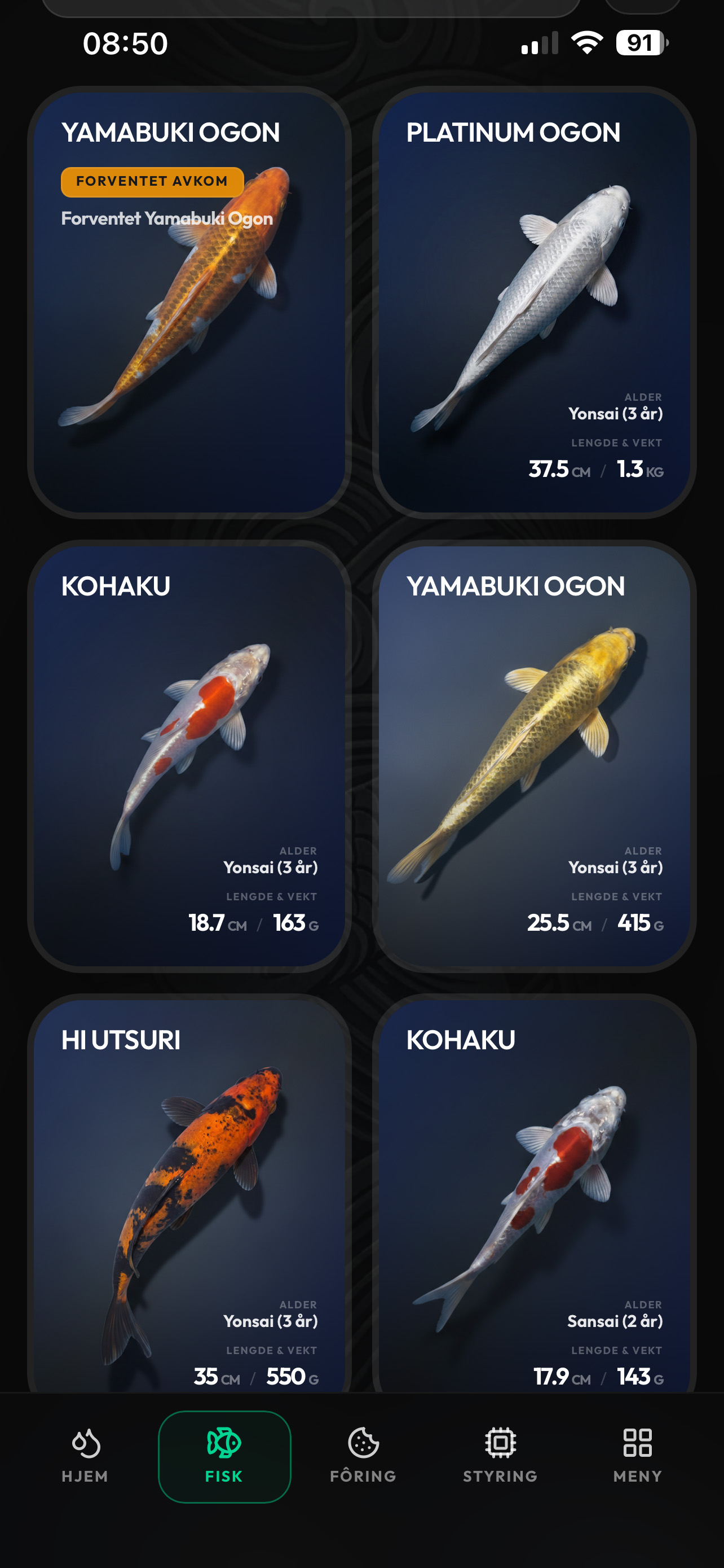 KoiApp — Koi & Pond Tracker screenshot 2