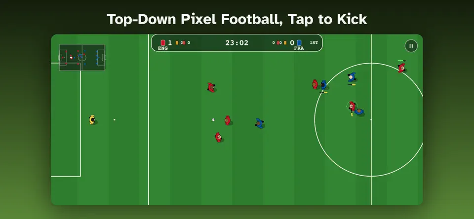 Capture d'écran de RetroFoot: Kick Off Football sur iPhone 1