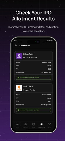IPO Plus iPhone screenshot