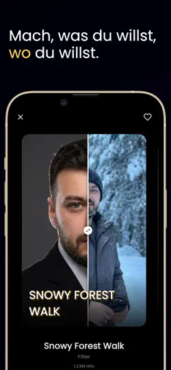 Screenshot von Mimi - AI Photo & Video Editor auf dem iPhone 5