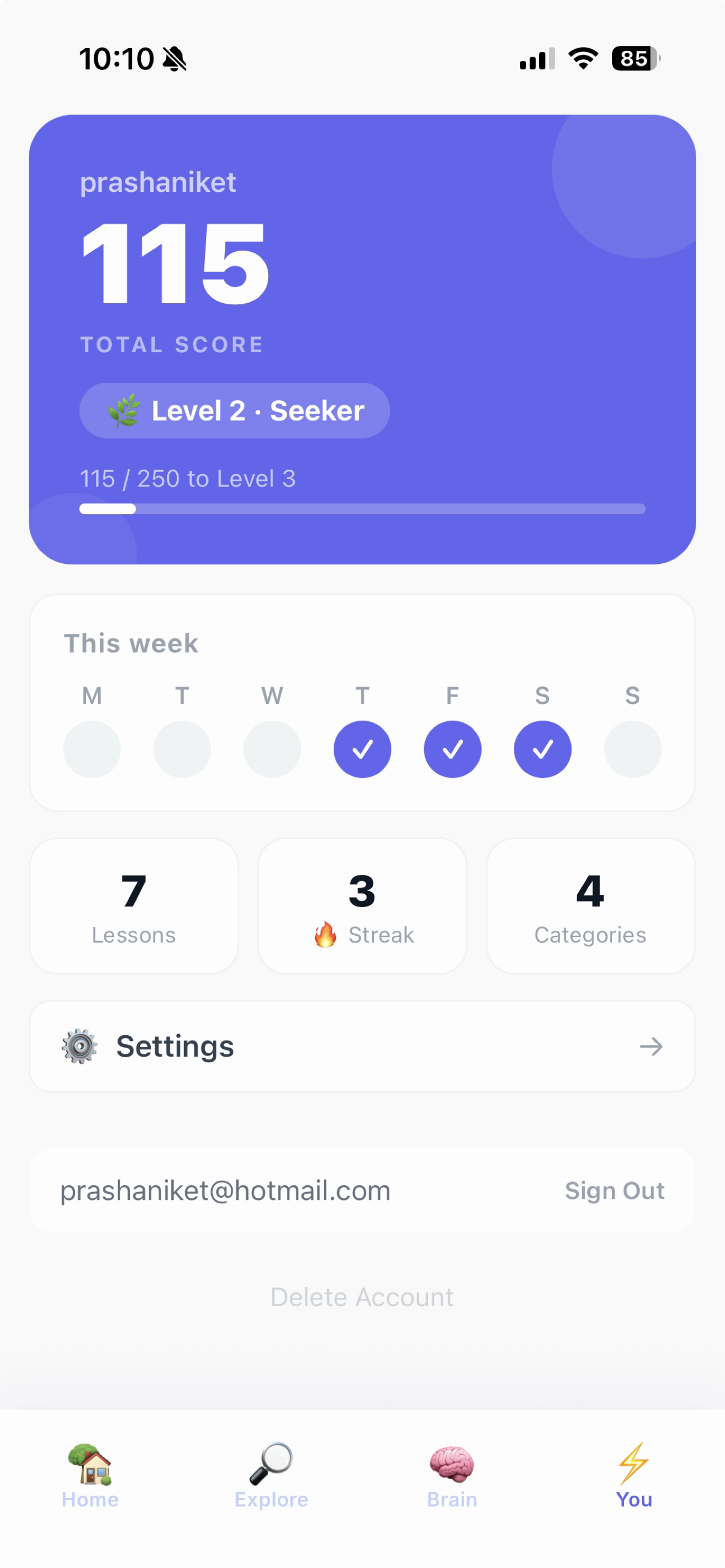 Whet: Learn Something Daily screenshot 5