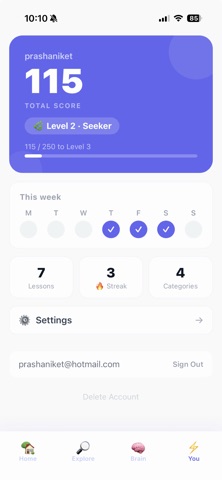 Whet: Learn Something Daily Screenshot 5 of 10