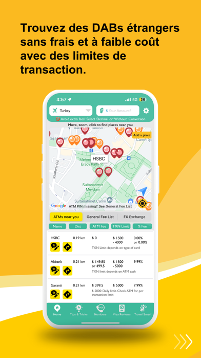 Screenshot #2 pour ATM Fee Saver: Travel smarter