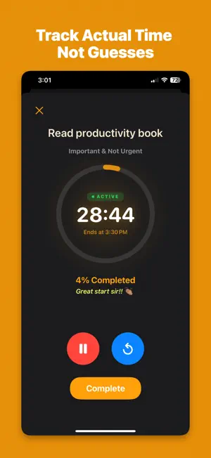 TimeBoxer: Plan vs Actual Time screenshot 4