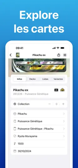 Capture d'écran de ProDex TCGP Pour Pokémon TCGP sur iPhone 4