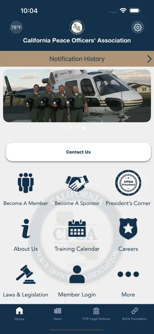CA Peace Officers Association screenshot 1