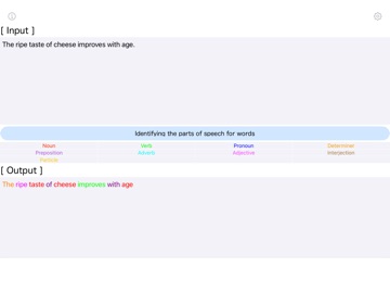Part of Speech Tagging iPad screenshot
