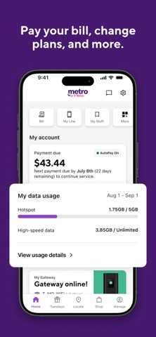 myMetro® iPhone screenshot