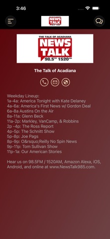 App screenshot