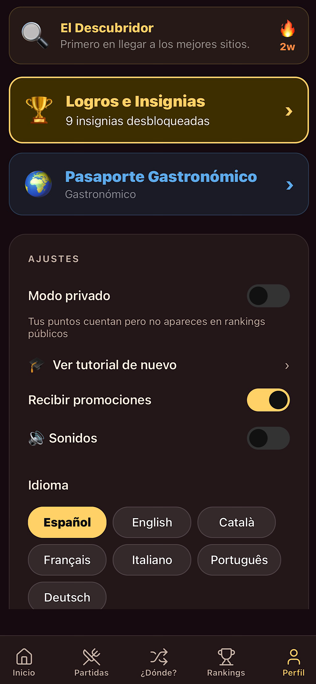 MESA - El juego gastronómico screenshot 5