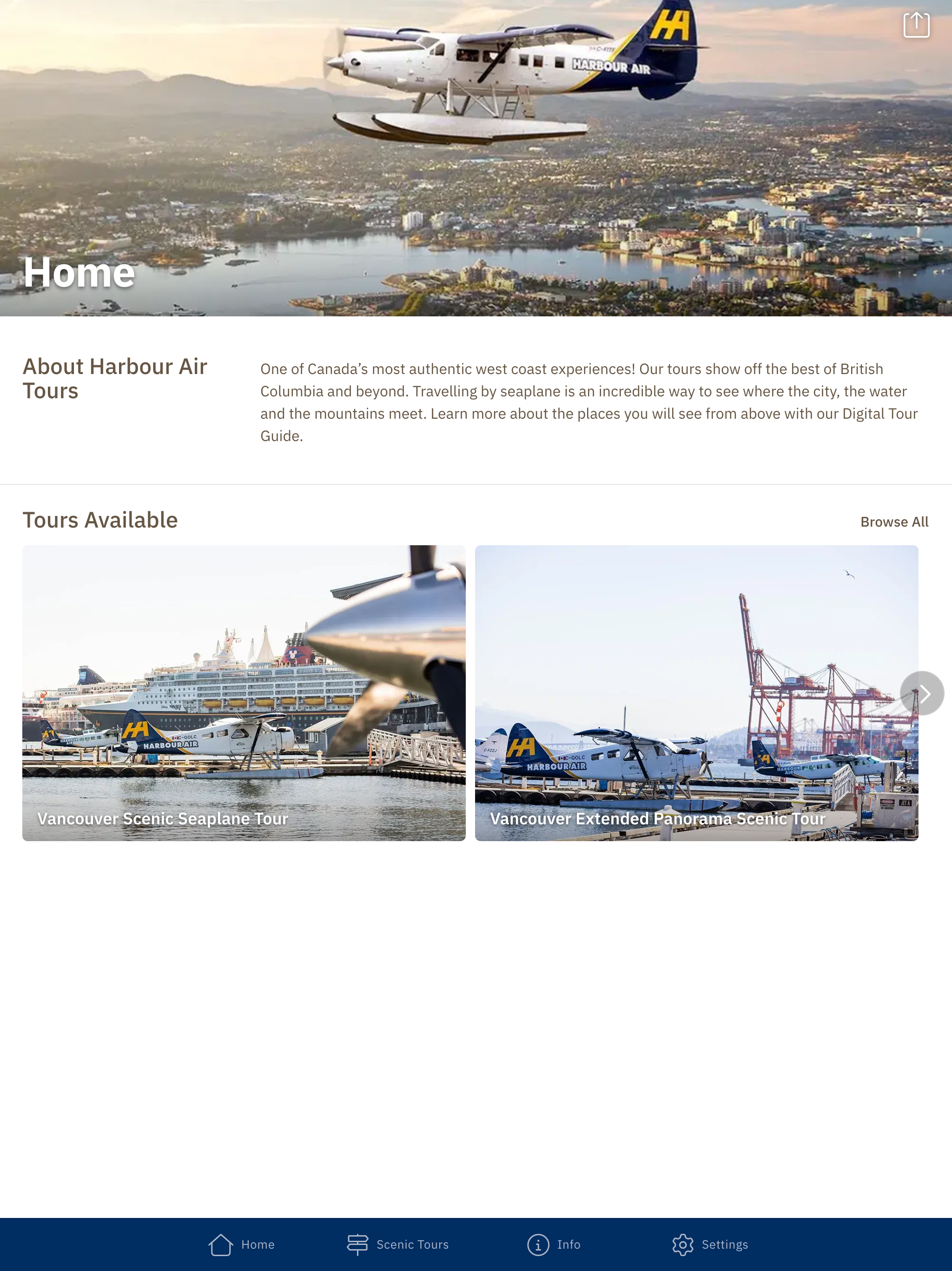 Harbour Air Digital Tour Guide screenshot 9