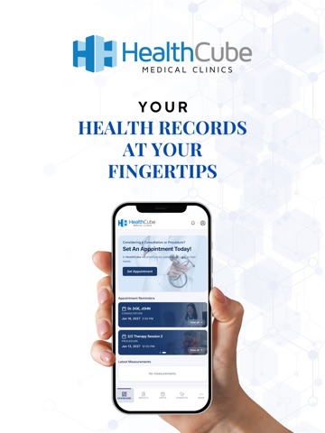 Health Cube Patient Portal iPad screenshot 2