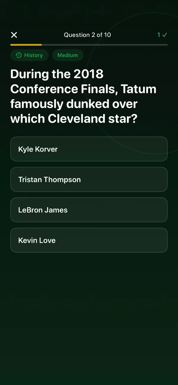 Screenshot #2 pour Celtics Trivia