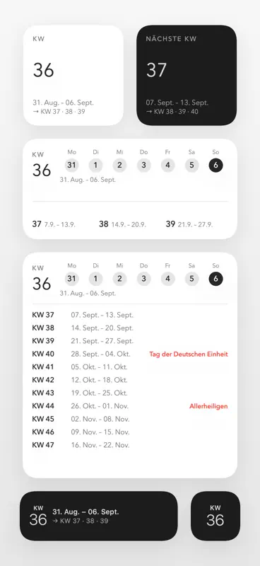 Kalenderwoche KW screenshot 2 of 5