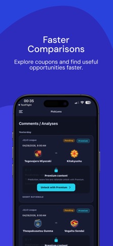 PickLens: Football Insights screenshot
