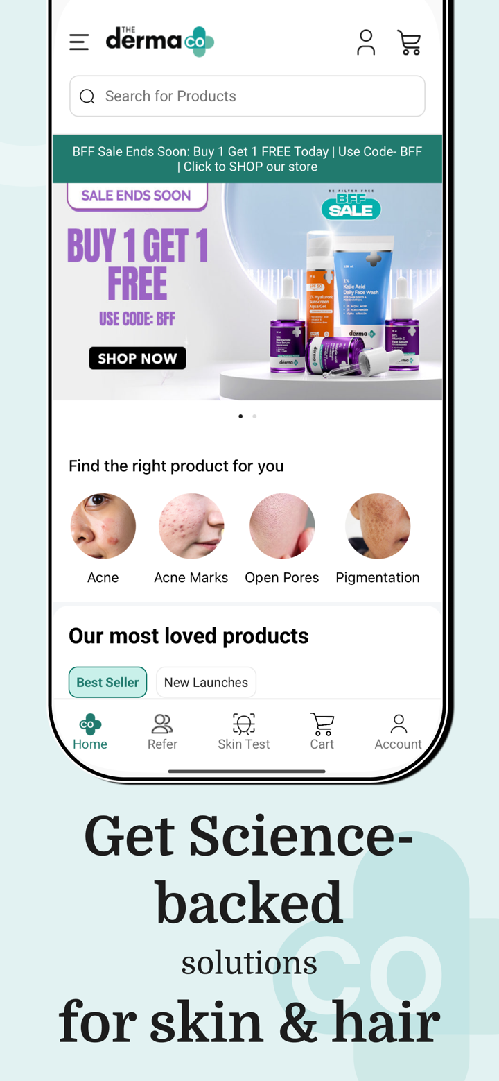 The Derma Co screenshot 1