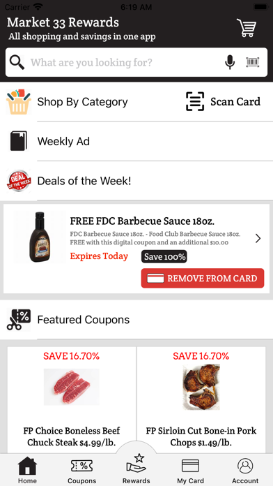 Market 33 Rewards Screenshot