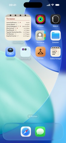 Geburtstage & Widget screenshot 2