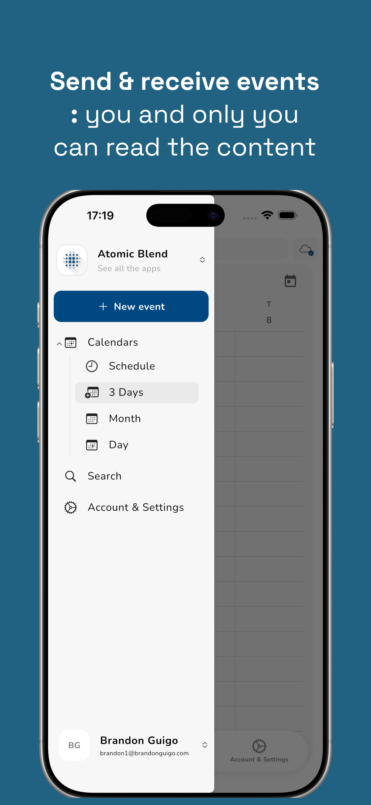 Atomic Calendar screenshot 4