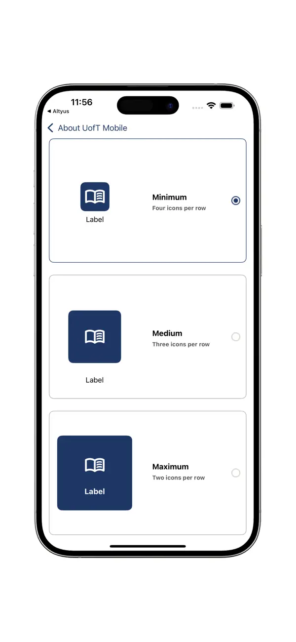 Screenshot #3 pour U of T Mobile