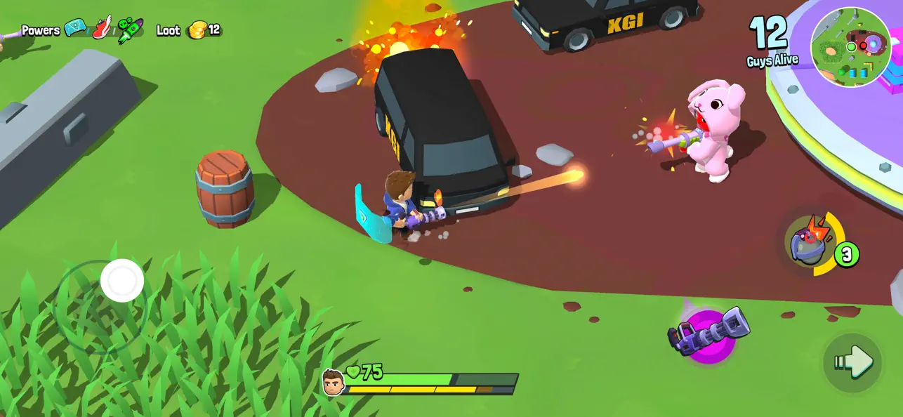 Battle Guys : Royale iOS Mod IPA screenshot 2 - iOS game interface