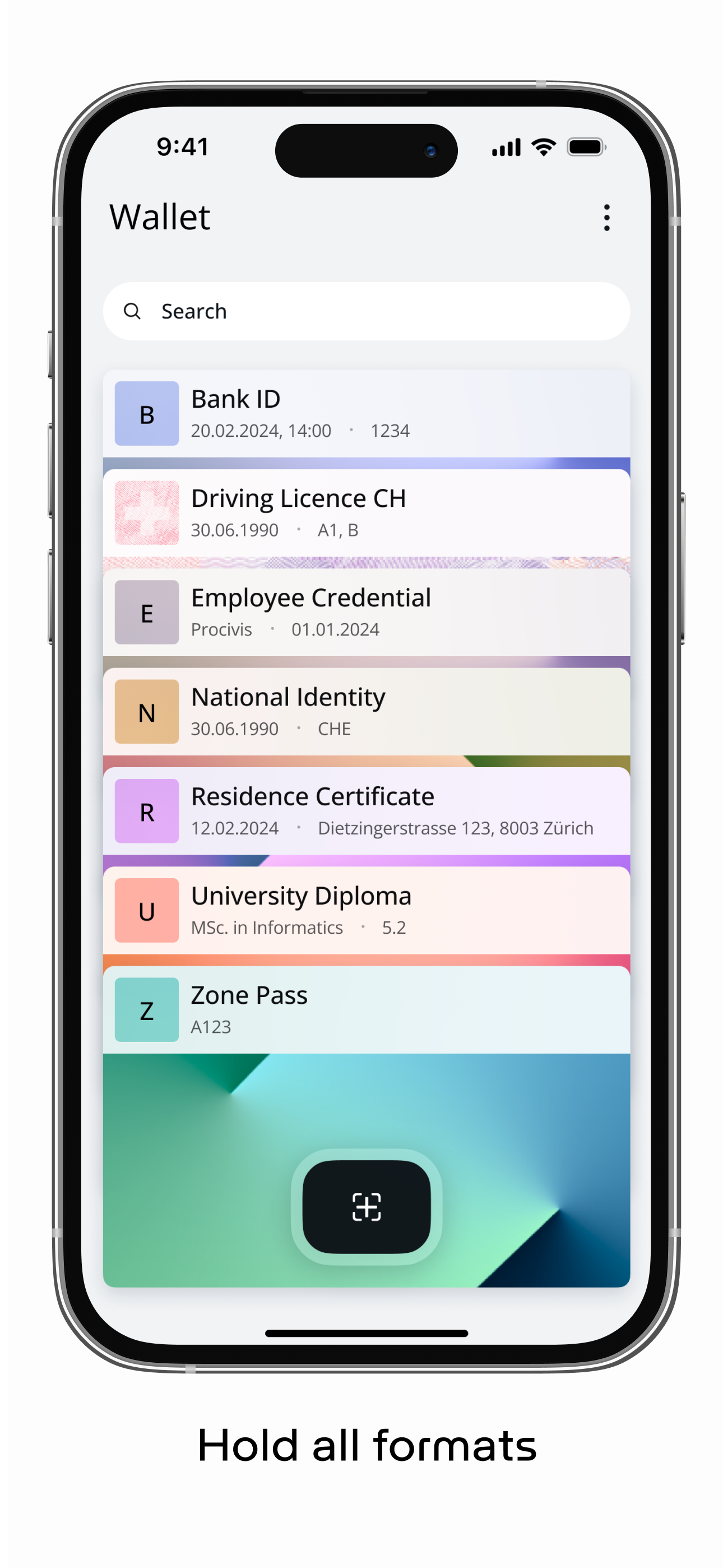 Procivis One Wallet