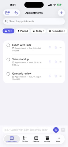 Tertiary Planner Screenshot 1 of 3