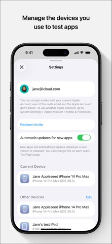 TestFlight App Store preview screenshot 4