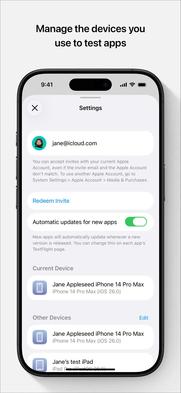 #4. TestFlight (iOS) De: Apple