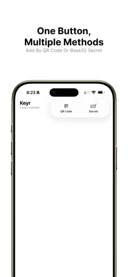 Captura de pantalla de Keyr en iPhone 2