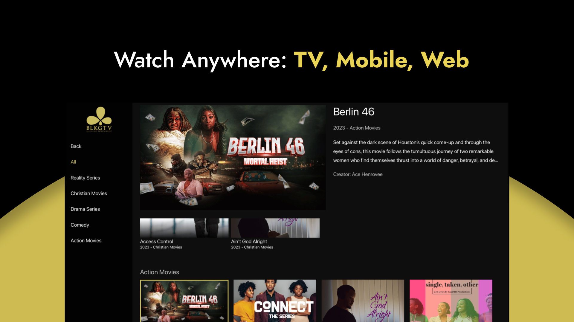 BLKGTV: Indie Films & Series screenshot 8