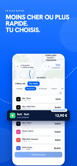 OptiRide : Comparateur VTC screenshot 4
