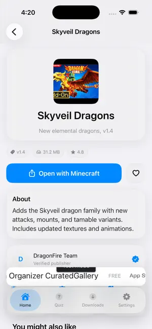 Dragon Fire Addons screenshot 1