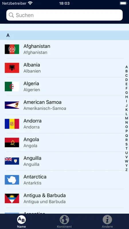 FlagDict+: Flaggen der Welt screenshot 1 of 5