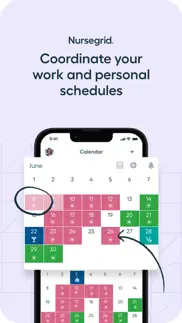 nursegrid nurse shift calendar iphone images 1