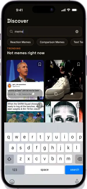 Snagg (a meme app) screenshot 4