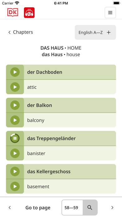 DK Bilingual Visual Dictionary Screenshot