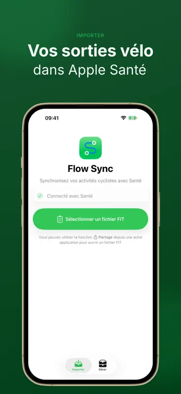 Flow Sync - Vélo dans Santé screenshot 1 of 3
