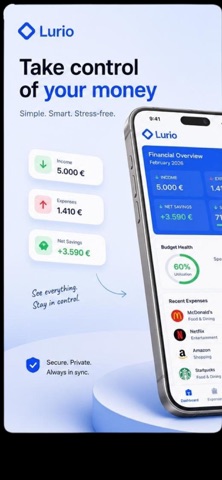 Lurio: Expenses & Budgets Screenshot 1 of 3
