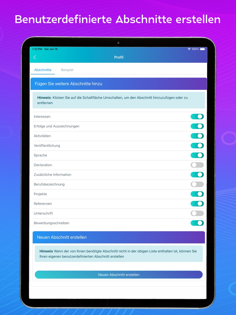 iPad screenshot